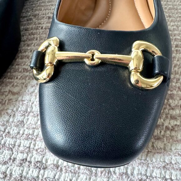 NWOT Nordstrom Rack Horse Bit Flats 8.5 - Picture 2 of 8